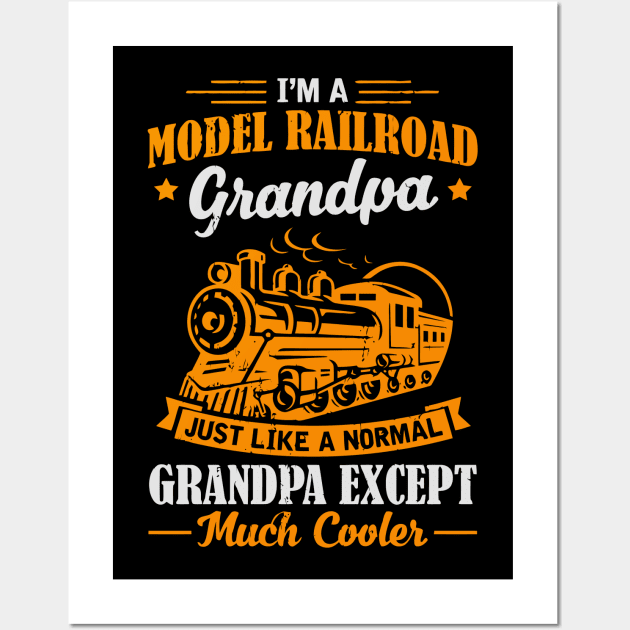 I'M A Model Railroad Model Trains Wall Art by tanambos